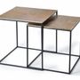 Tables basses - Lot de 2 tables basses en métal - GINER Y COLOMER