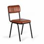 Chaises - Lot de 2 chaises en cuir - GINER Y COLOMER
