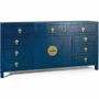 Sideboards - Sideboard with multiple doors and blue drawers - GINER Y COLOMER