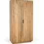 Wardrobe - Mango wood cabinet with rounded corners - GINER Y COLOMER