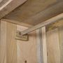 Wardrobe - Mango wood cabinet with rounded corners - GINER Y COLOMER