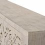 Sideboards - Mango wood sideboard and aged white metal legs - GINER Y COLOMER