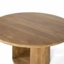 Tables Salle à Manger - Table en bois de manguier avec plateau rond de 150 cm de diamètre - GINER Y COLOMER