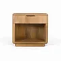 Night tables - Mango wood bedside table with rounded corners - GINER Y COLOMER