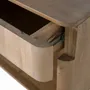 Night tables - Mango wood bedside table with rounded corners - GINER Y COLOMER
