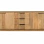 Buffets - Buffet en bois de manguier de couleur naturelle avec coins arrondis - GINER Y COLOMER