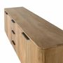 Buffets - Buffet en bois de manguier de couleur naturelle avec coins arrondis - GINER Y COLOMER