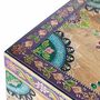 Storage boxes - Hand painted mango wood chest 81 cm - GINER Y COLOMER