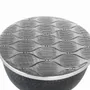 Tables basses - Table basse ronde en aluminium gris foncé - GINER Y COLOMER