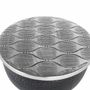 Coffee tables - Round coffee table in dark gray aluminum - GINER Y COLOMER