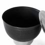 Coffee tables - Round coffee table in dark gray aluminum - GINER Y COLOMER