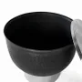 Tables basses - Table basse ronde en aluminium gris foncé - GINER Y COLOMER