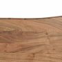 Tables Salle à Manger - Table à manger en bois d'acacia naturel et pieds en métal 6 places - GINER Y COLOMER