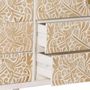 Commodes - Commode en bois de manguier blanc avec détails dorés - GINER Y COLOMER