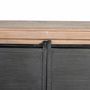 TV stands - TV cabinet in mango wood and legs in natural and gray metal - GINER Y COLOMER