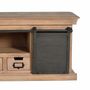 TV stands - TV cabinet in mango wood and legs in natural and gray metal - GINER Y COLOMER