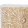 Buffets - Buffet en bois de manguier avec des détails en or blanc - GINER Y COLOMER
