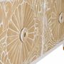 Buffets - Buffet en bois de manguier avec des détails en or blanc - GINER Y COLOMER