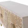 Buffets - Buffet en bois de manguier avec des détails en or blanc - GINER Y COLOMER
