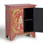 Commodes - Commode en bois de manguier avec détails multicolores peints à la main - GINER Y COLOMER