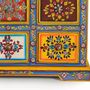 Commodes - Commode en bois de manguier avec détails multicolores peints à la main - GINER Y COLOMER