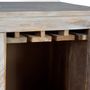 Buffets - Meuble bar en manguier blanc vieilli - GINER Y COLOMER