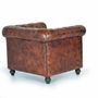 Armchairs - Chester armchair in natural leather - GINER Y COLOMER