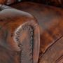 Armchairs - Chester armchair in natural leather - GINER Y COLOMER