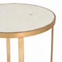 Tables basses - Table d'angle en marbre et métal - GINER Y COLOMER