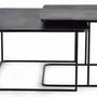 Tables basses - Table basse plateau bronze et pieds métal - GINER Y COLOMER