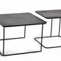 Tables basses - Table basse plateau bronze et pieds métal - GINER Y COLOMER
