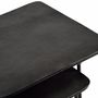 Tables basses - Table basse plateau bronze et pieds métal - GINER Y COLOMER