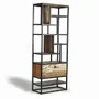 Etagères - Étagère en bois recyclé et métal de couleur foncée - GINER Y COLOMER