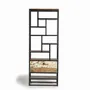 Etagères - Étagère en bois recyclé et métal de couleur foncée - GINER Y COLOMER