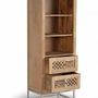 Shelves - Mango wood shelf and metal legs - GINER Y COLOMER