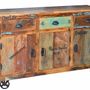 Buffets - Buffet en bois recyclé multicolore - GINER Y COLOMER