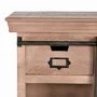 Console table - Mango wood console with sliding door - GINER Y COLOMER