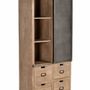 Shelves - Shelf in natural mango wood and metal details - GINER Y COLOMER