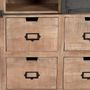 Shelves - Shelf in natural mango wood and metal details - GINER Y COLOMER