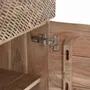Buffets - Buffet en bois d'acacia et pieds en métal couleur naturelle - GINER Y COLOMER