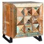 Coffee tables - Coffee table in multicolored recycled solid wood - GINER Y COLOMER