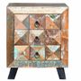 Coffee tables - Coffee table in multicolored recycled solid wood - GINER Y COLOMER