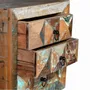 Tables basses - Table basse en bois massif recyclé multicolore - GINER Y COLOMER