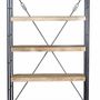 Shelves - Shelf in natural and black mango wood - GINER Y COLOMER
