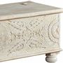 Boîtes de rangement - Coffre en bois de manguier blanc vieilli - GINER Y COLOMER