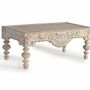 Coffee tables - Carved mango wood coffee table - GINER Y COLOMER