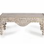 Coffee tables - Carved mango wood coffee table - GINER Y COLOMER