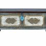 Storage boxes - Chest in blue mango and aged cherry - GINER Y COLOMER