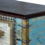 Boîtes de rangement - Coffre en manguier bleu et merisier vieilli - GINER Y COLOMER