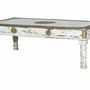 Coffee tables - Coffee table in aged white mango wood - GINER Y COLOMER